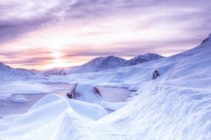 snow mountains dawn scotland 4k 1541115252