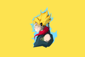 son goku dragon ball super 4k minimalism 1541974821