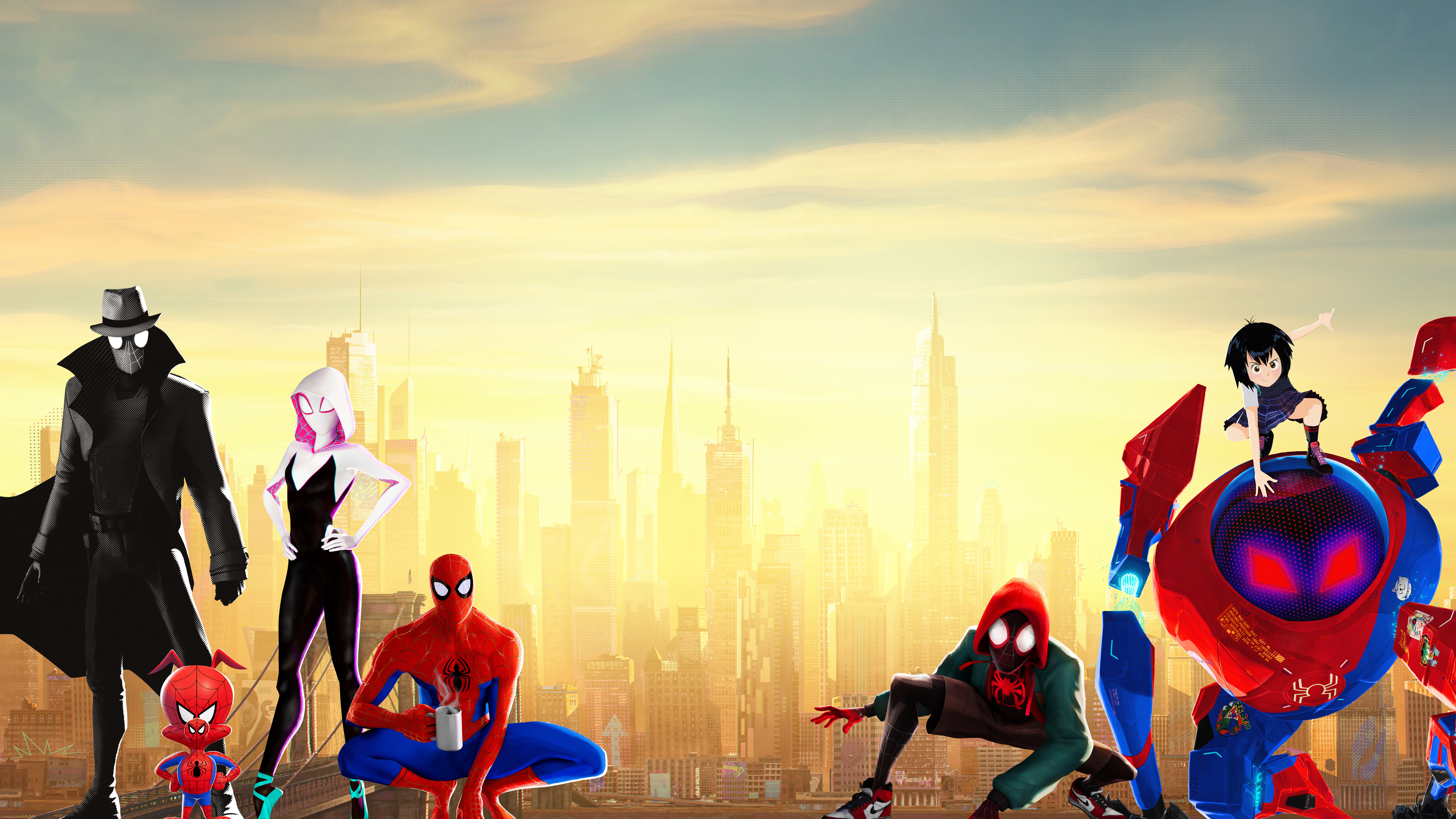 spider man into the spider verse 4k wallpapers