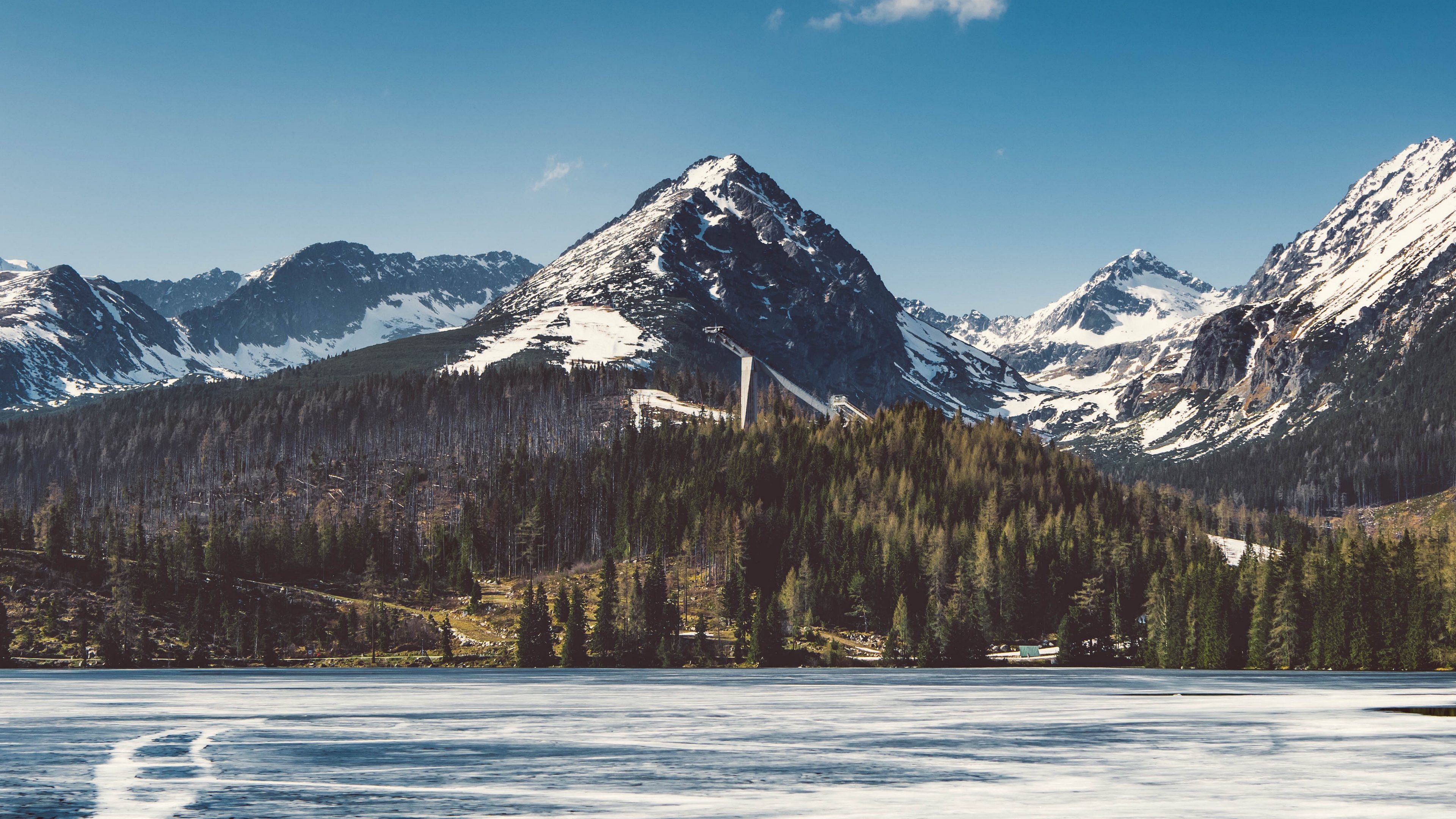 strba tarn slovakia mountains lake 4k 1541116456