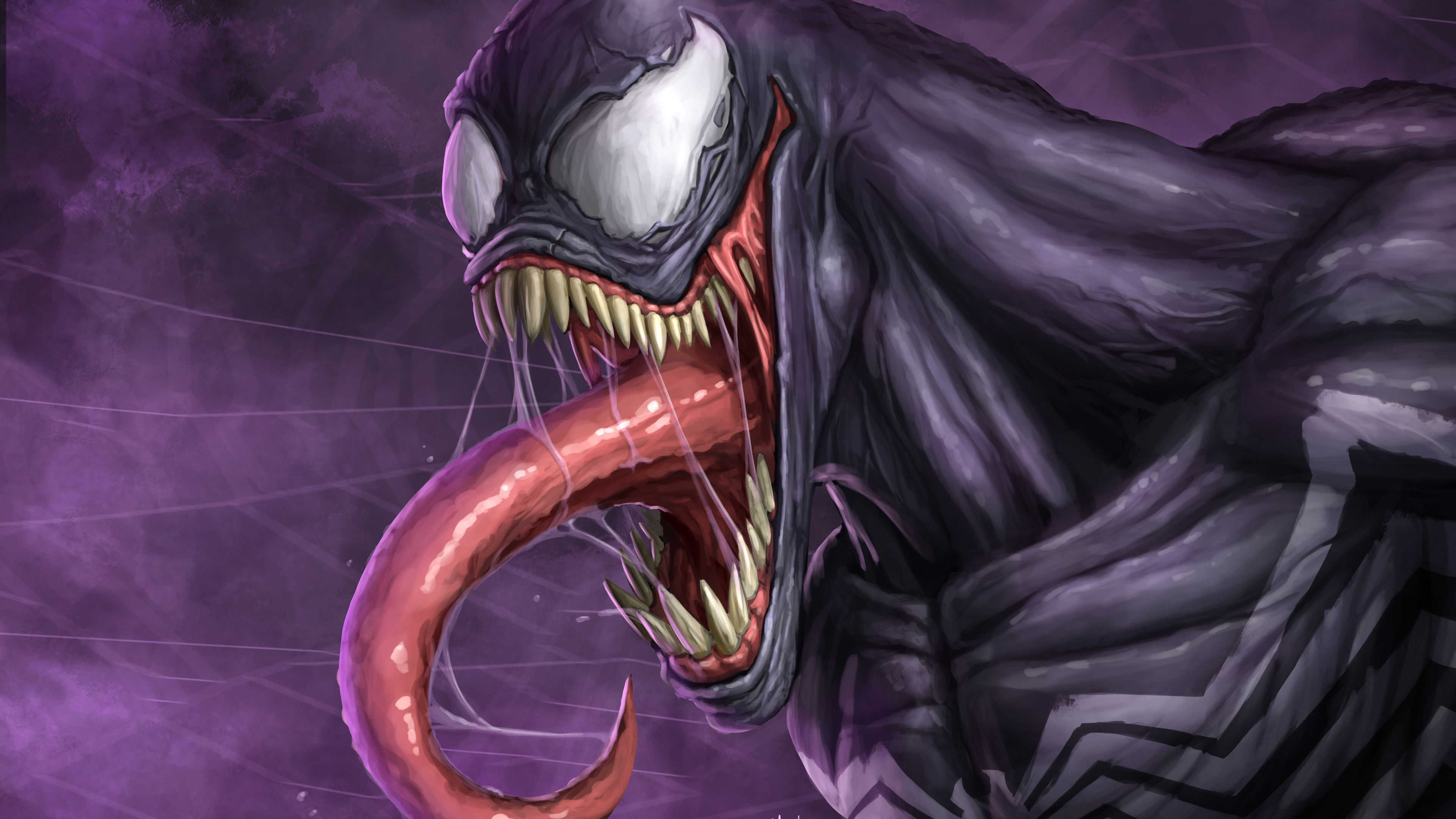 venom 4k digital artworks 1541294267