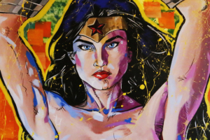 wonder woman painting art 4k 1543619987