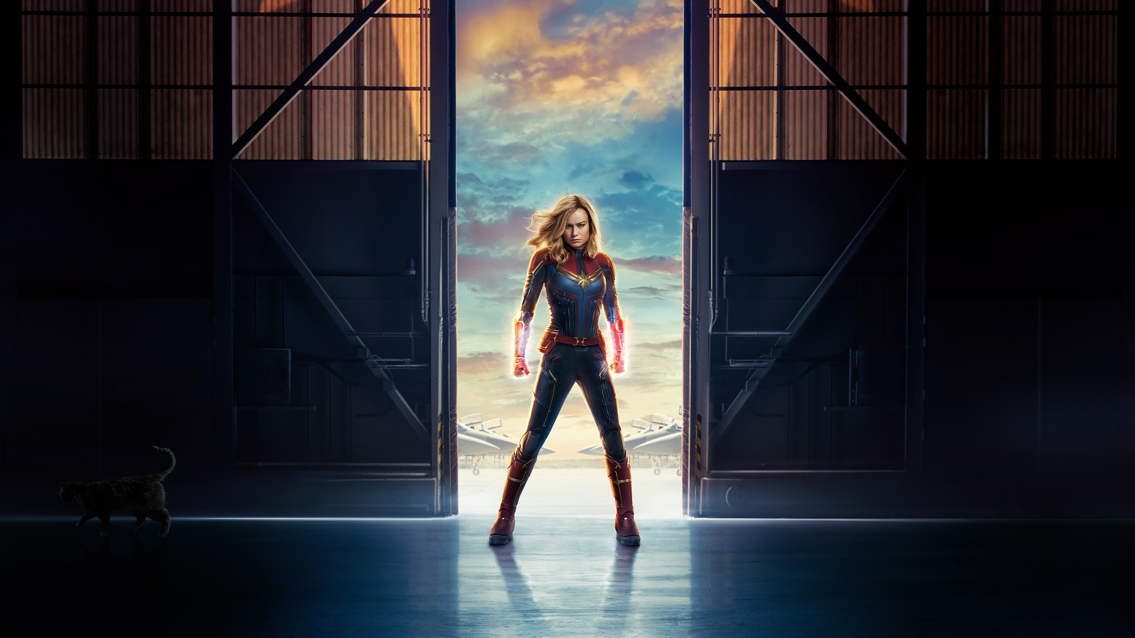 Captain marvel poster 4k