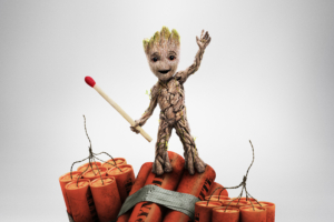 baby groot guardians of the galaxy vol 2 china poster 4k 1544923161