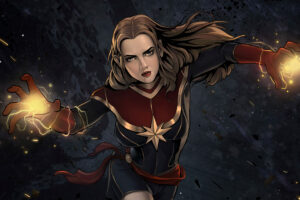 captain marvel comic artwork 4k 1544829839