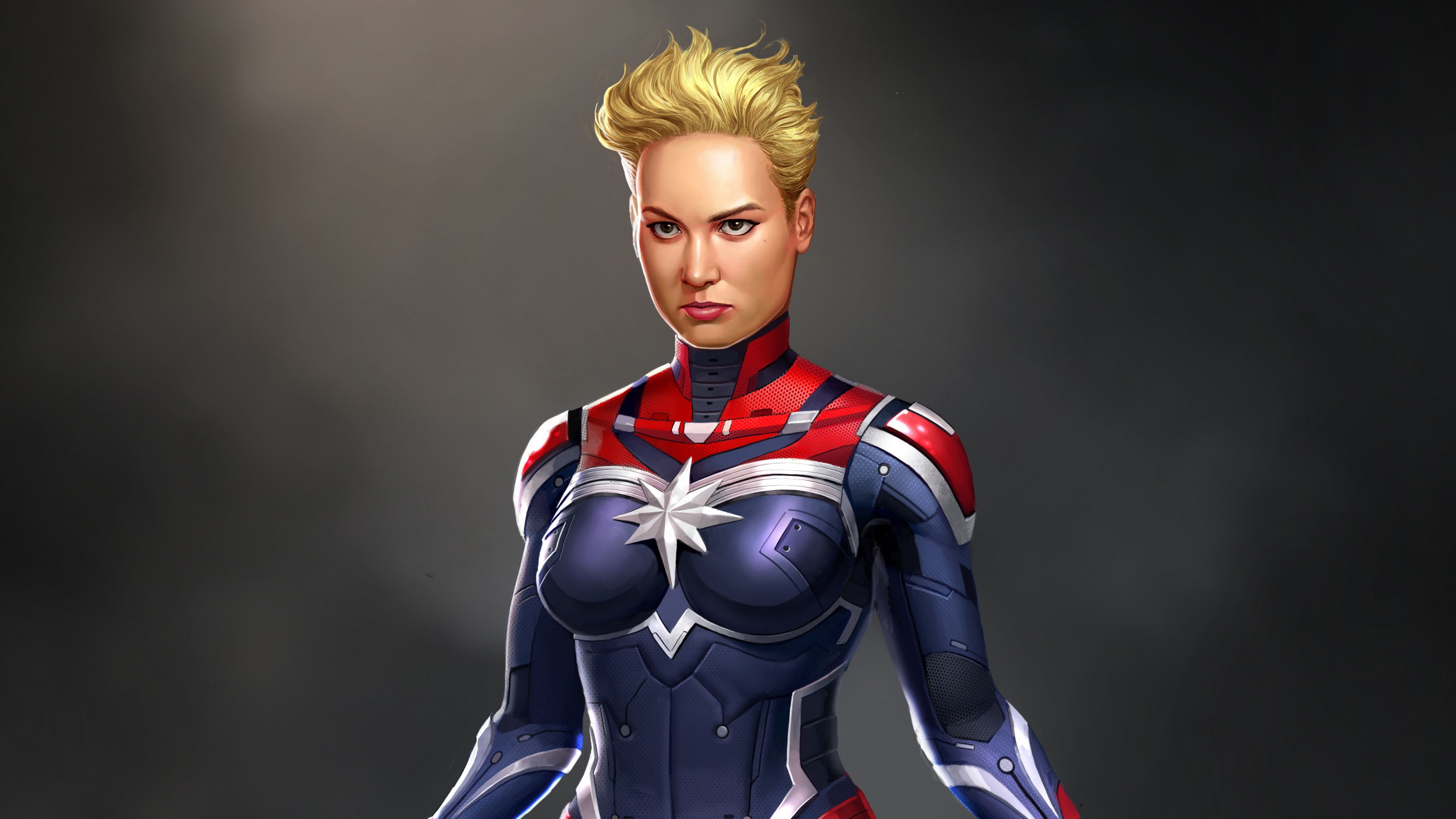 captain marvel digital art 1544829838