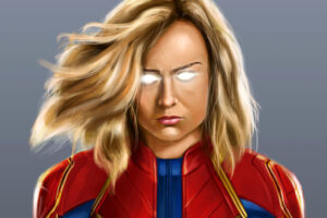 captain marvel digital painting 1544829714