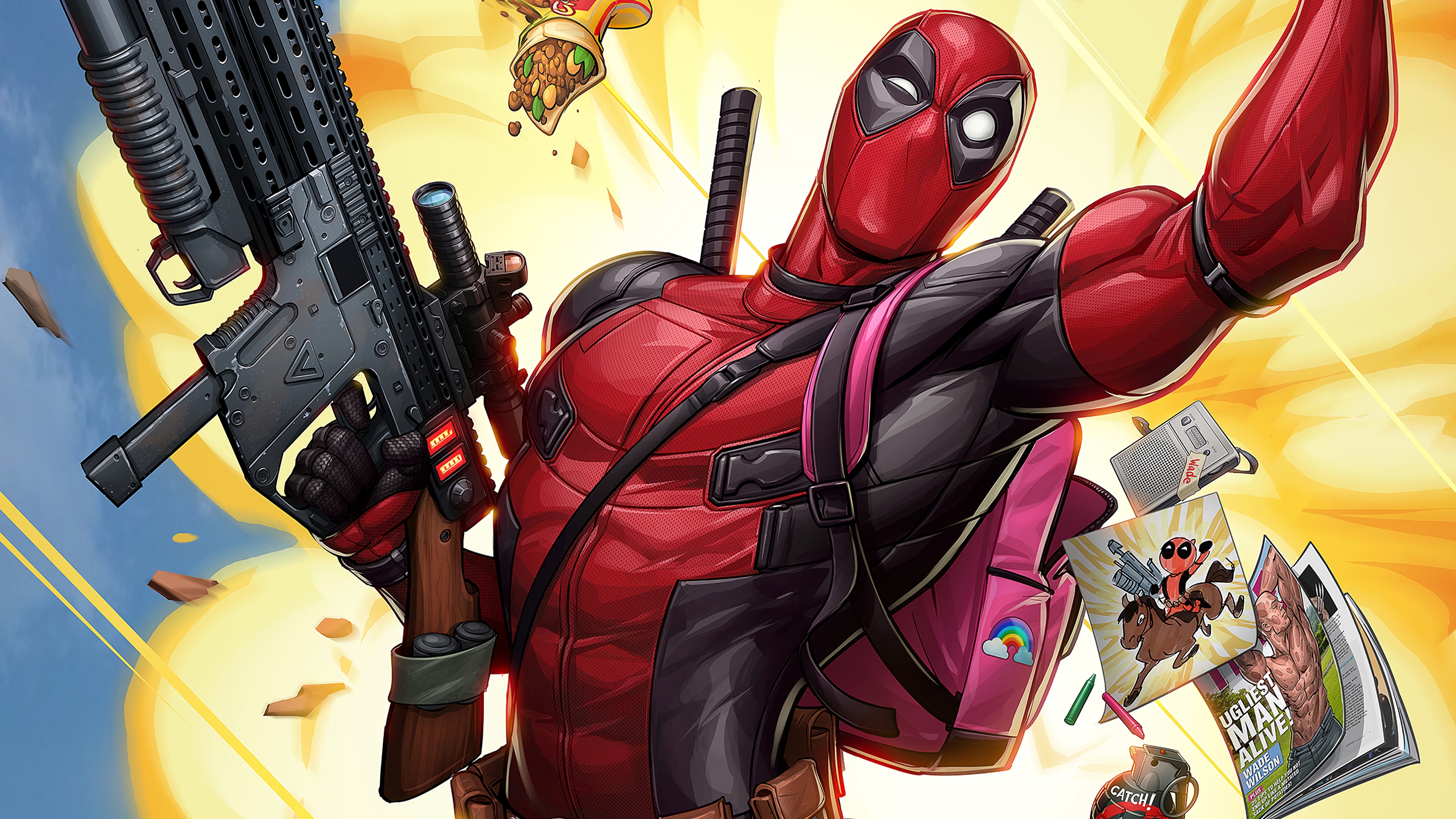 Deadpool 2 Movie Art 4K Wallpaper - Free 4k Wallpapers - 40.000+ Free ...