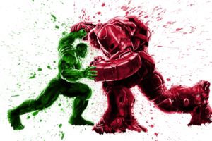 hulk and iron hulkbuster 4k 1544286763