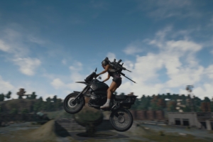 pubg motorcyle jump playerunknown s battlegrounds 4k wallpaper 1544828421