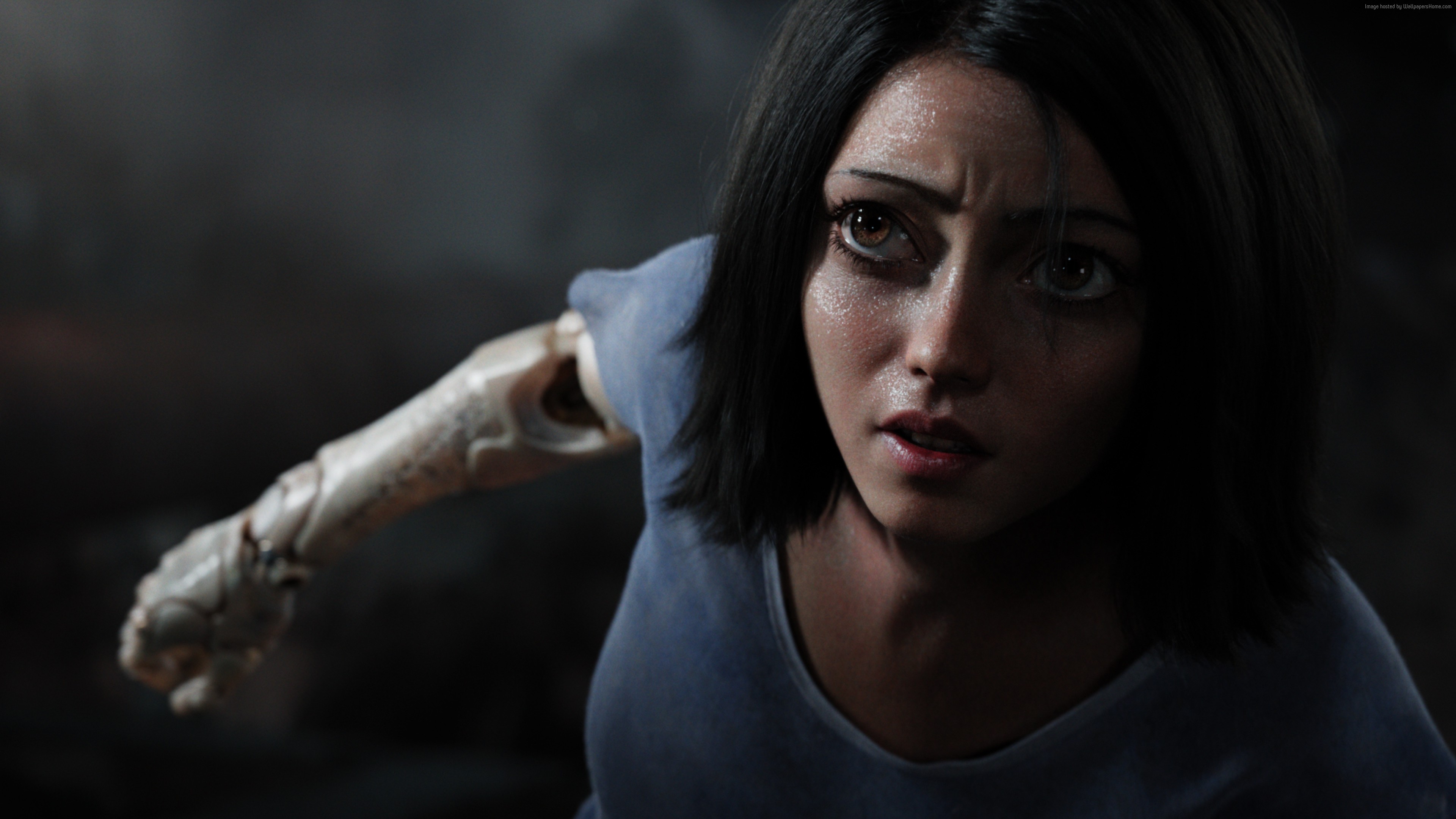 rosa salazar in alita battle angel 4k 1545590071