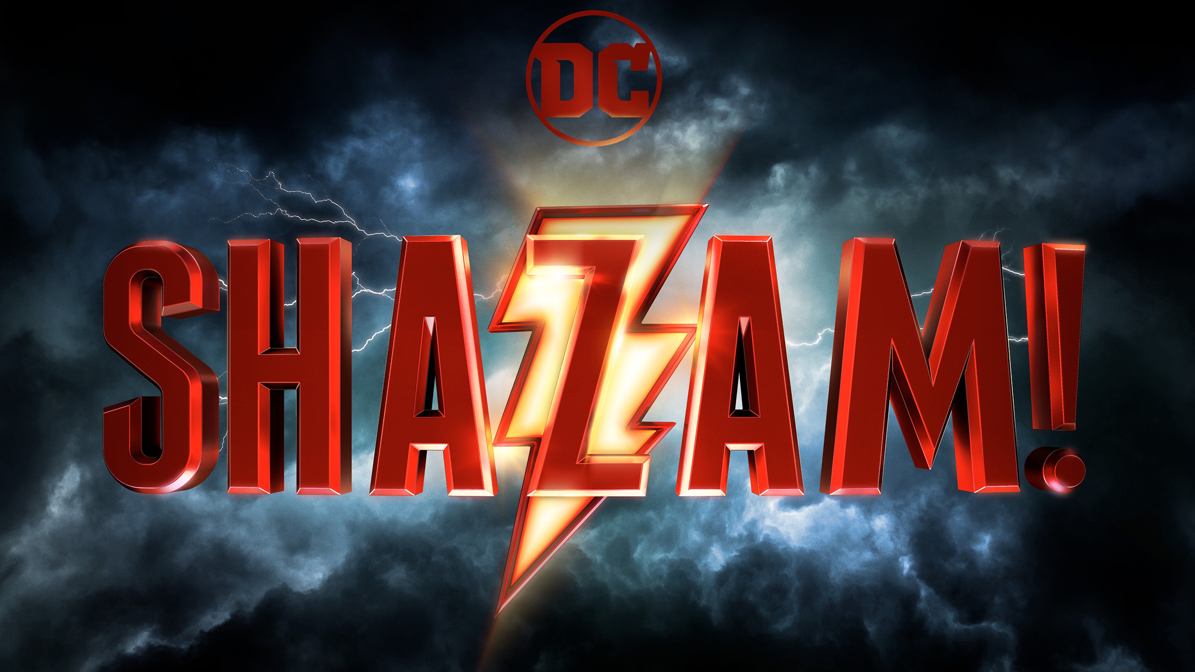 shazam movie logo 2019 4k wallpaper 1544830661