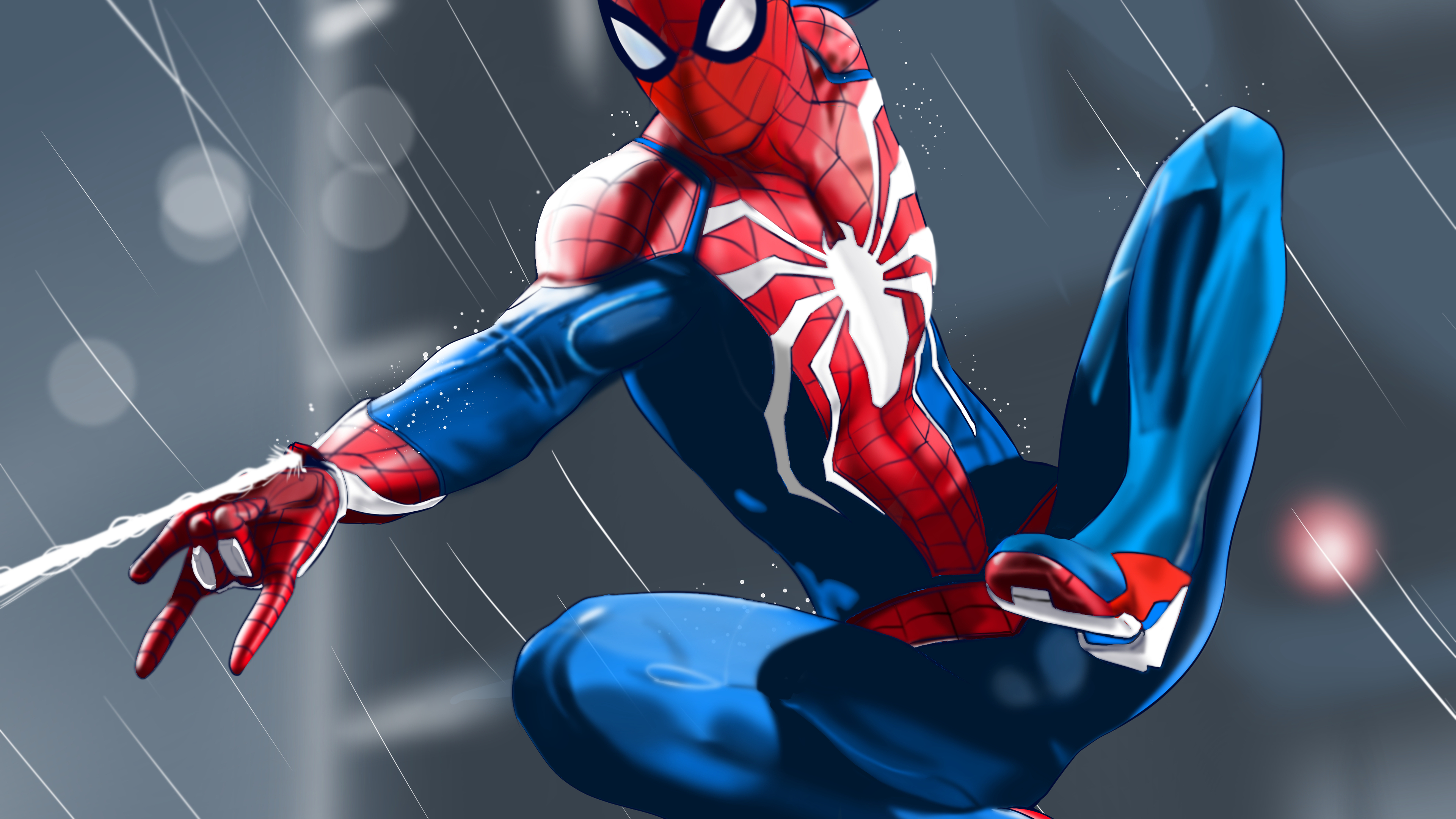 Spider Man in the city Wallpaper 4k Ultra HD ID7816