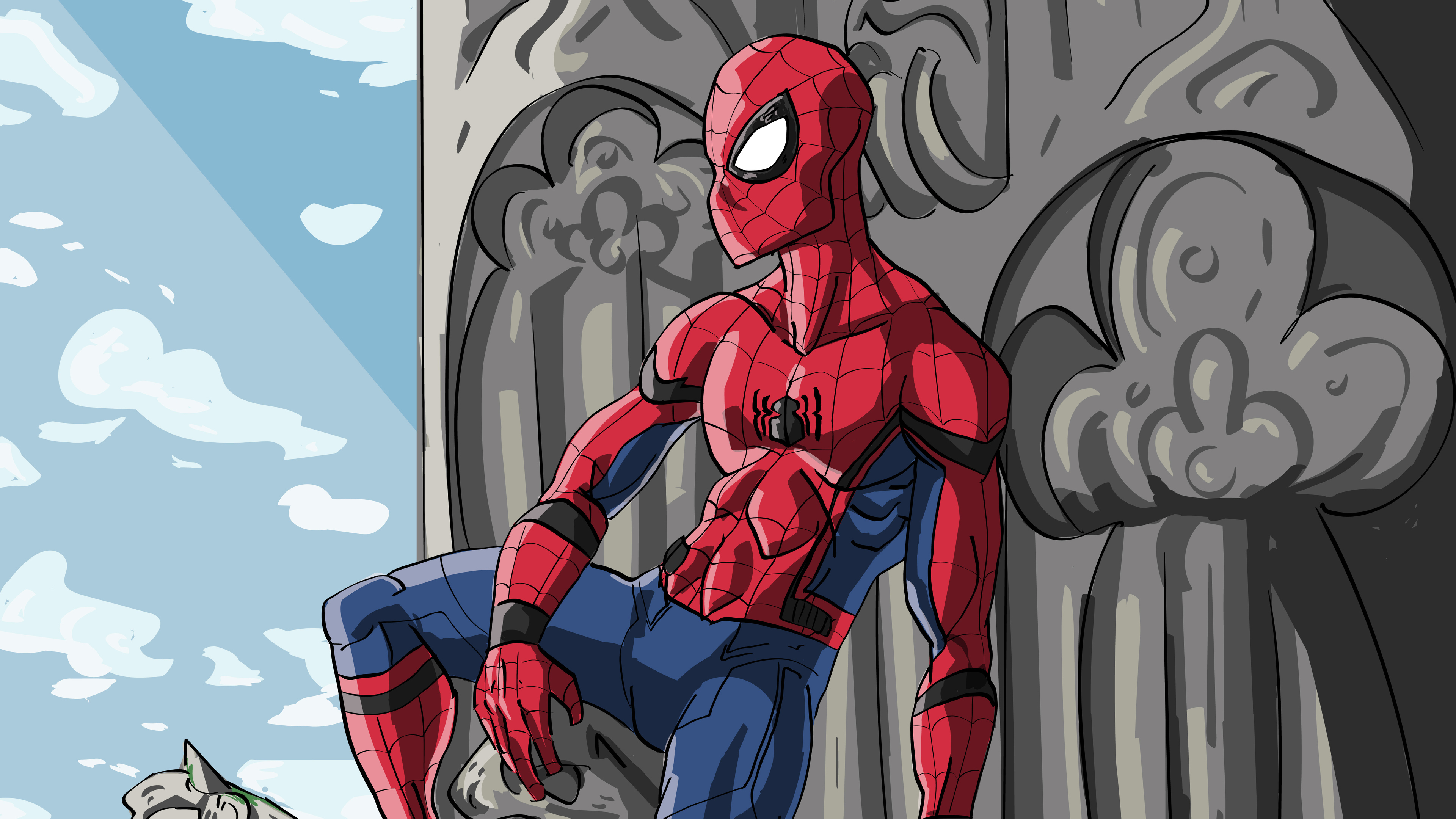 Wallpaper 4k Spider Man Comic Art 4k 4k Wallpapers 5k Wallpapers