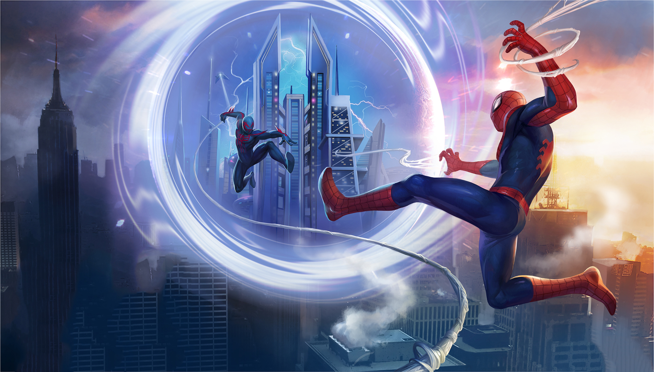 spiderman unlimited iilustration 4k 1544923251