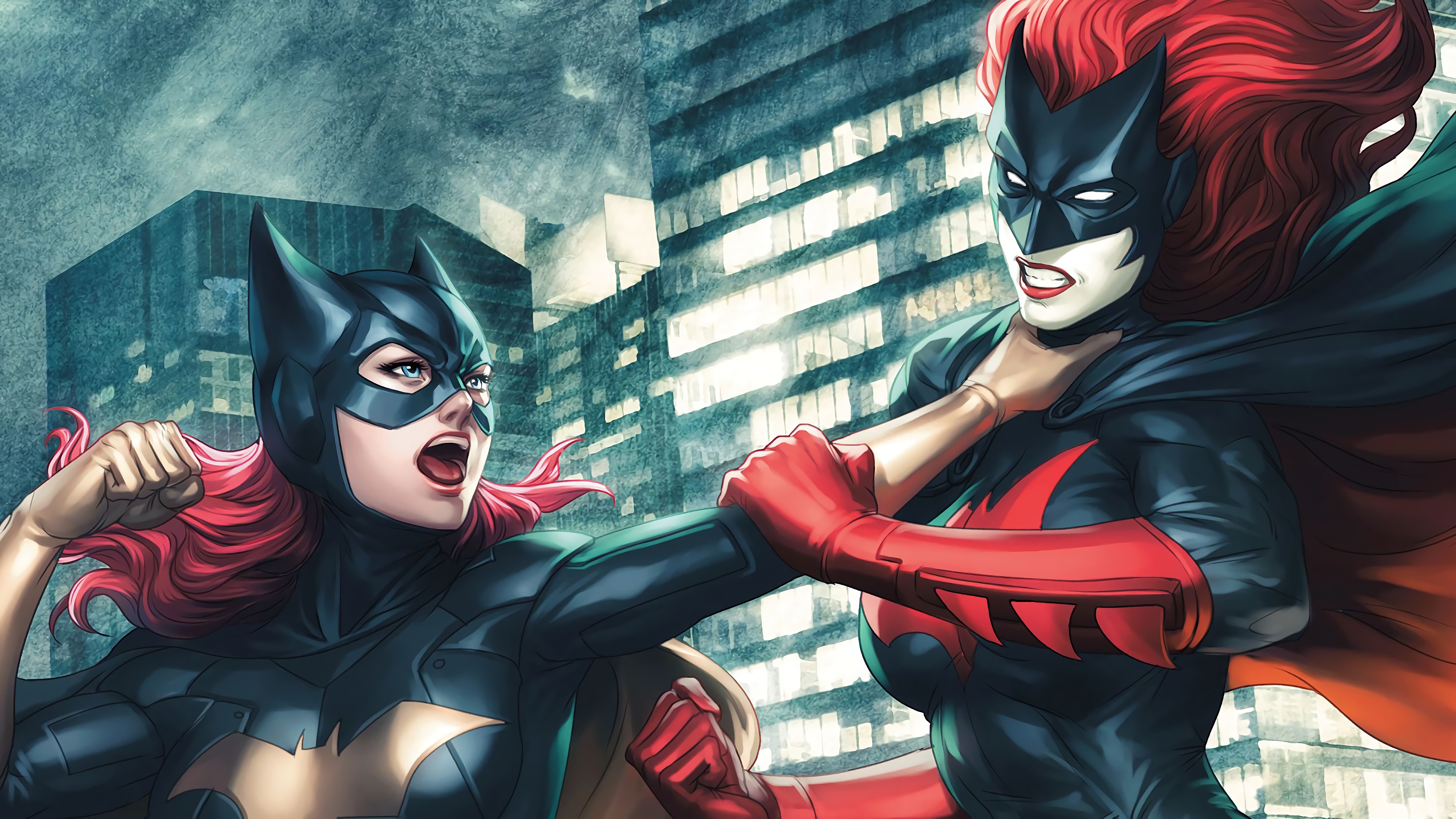 batgirl vs batwoman fight 4k 1547936626