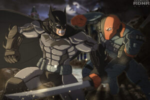 batman vs deathstroke artwork 4k 1548527193