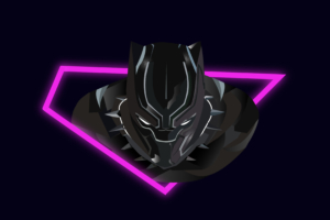 black panther vector art 4k 1547506267