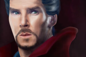 doctor strange paint art 4k 1547506637