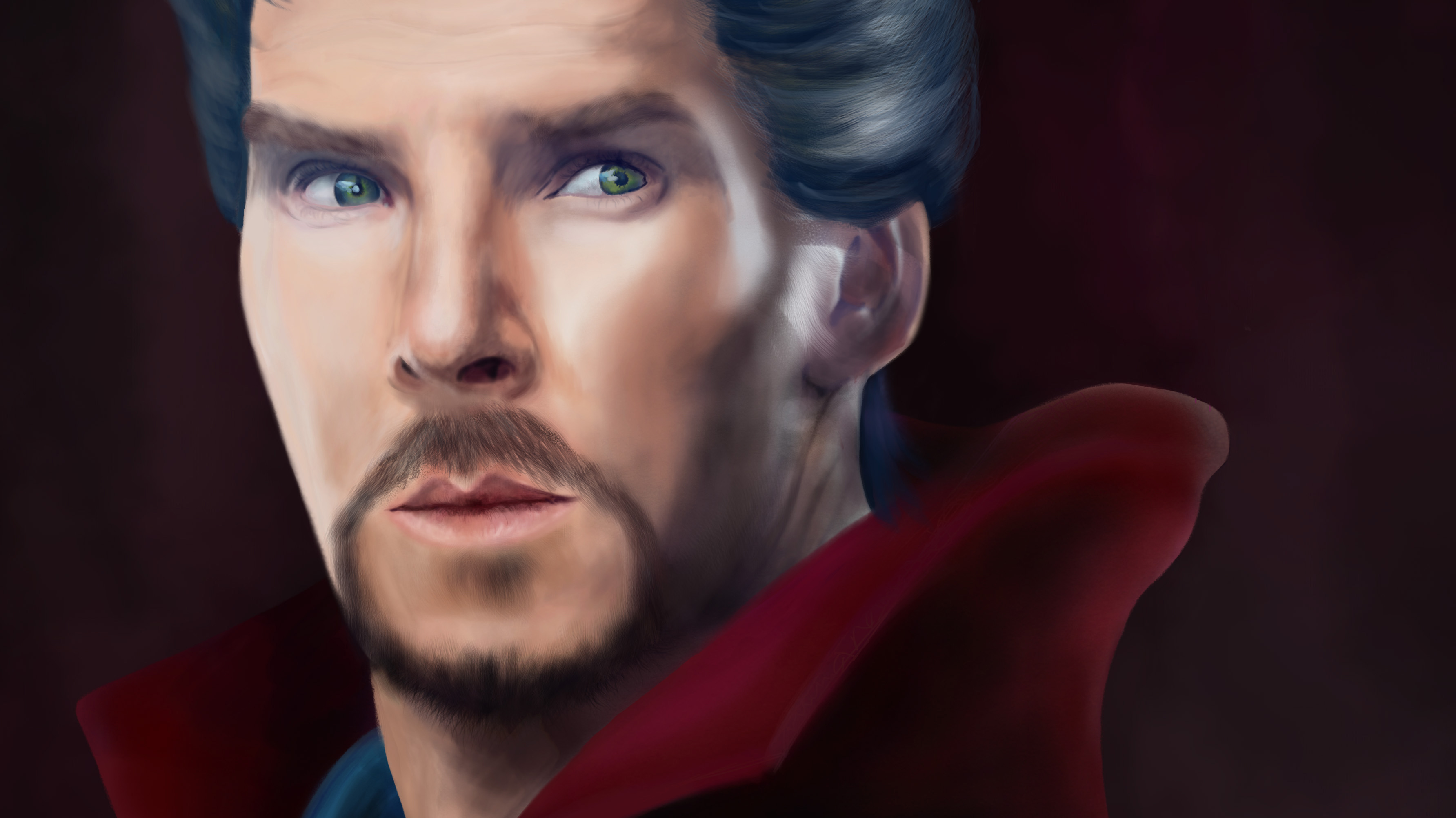 Wallpaper 4k Doctor Strange Paint Art 4k 4k Wallpapers Artwork