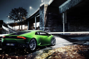 green lamborghini huracan 4k 1546361656