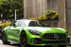 green mercedes amg gtr 4k 1546361545