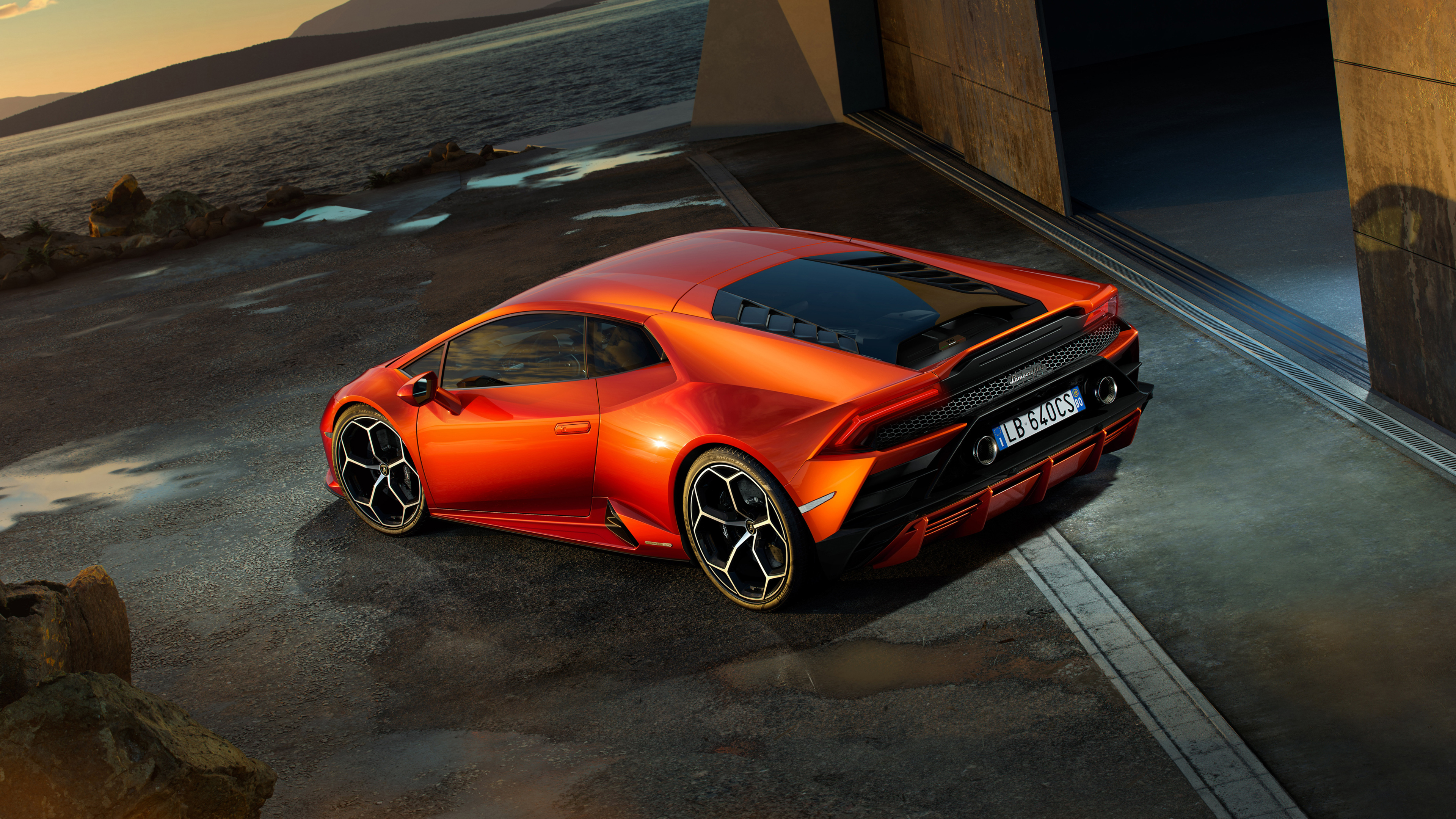 lamborghini huracan evo 2019 rear 4k 1547937055