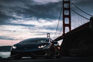 lamborghini huracan golden gate bridge 4k 1546361654