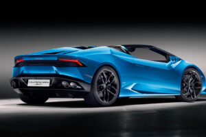 lamborghini huracan spyder convertible rear 4k 1546362285