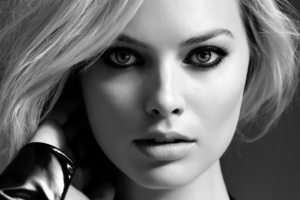 margot robbie 2018 monochrome 4k 1547937678