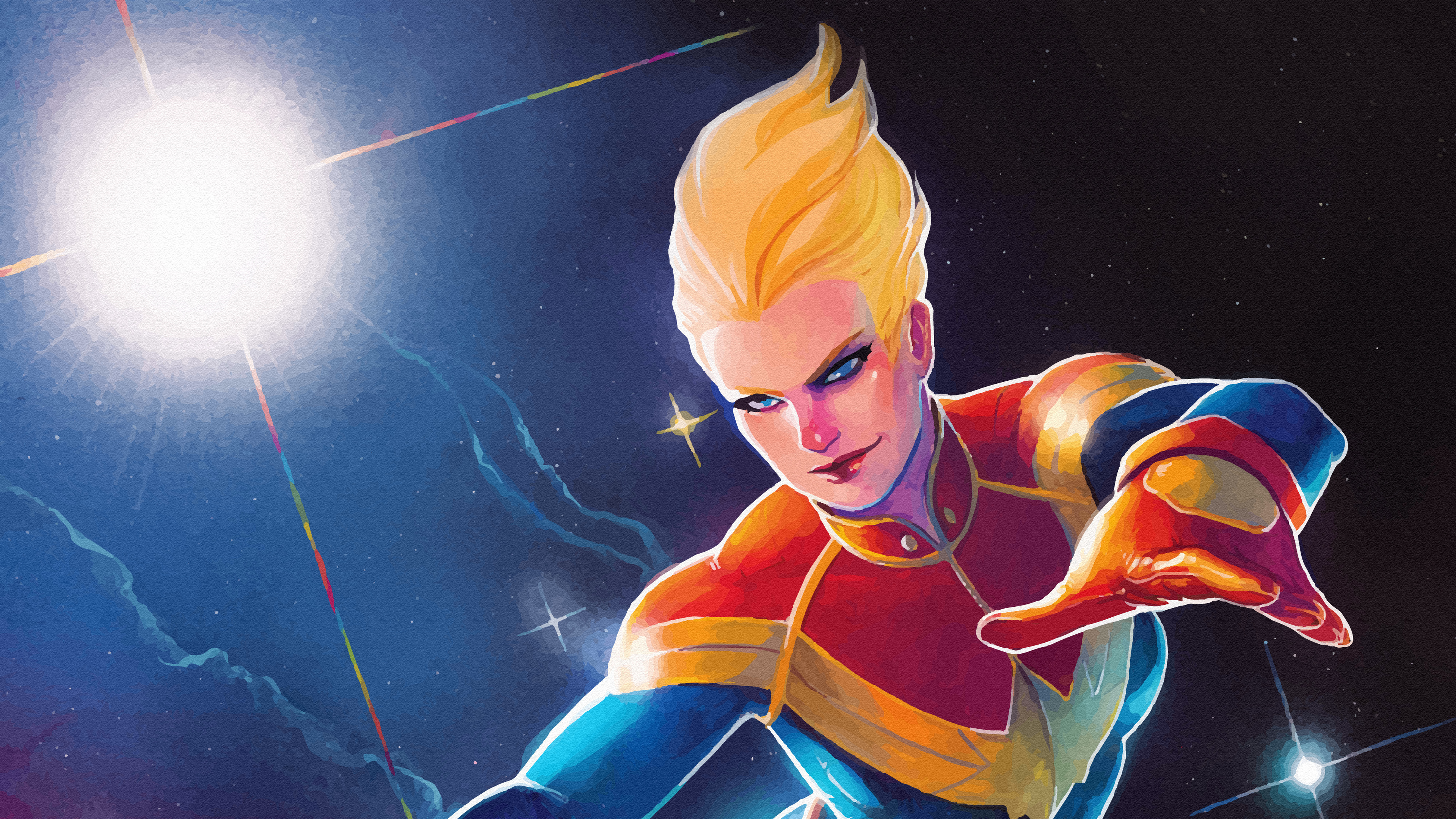 mighty captain marvel 4k 1548526587