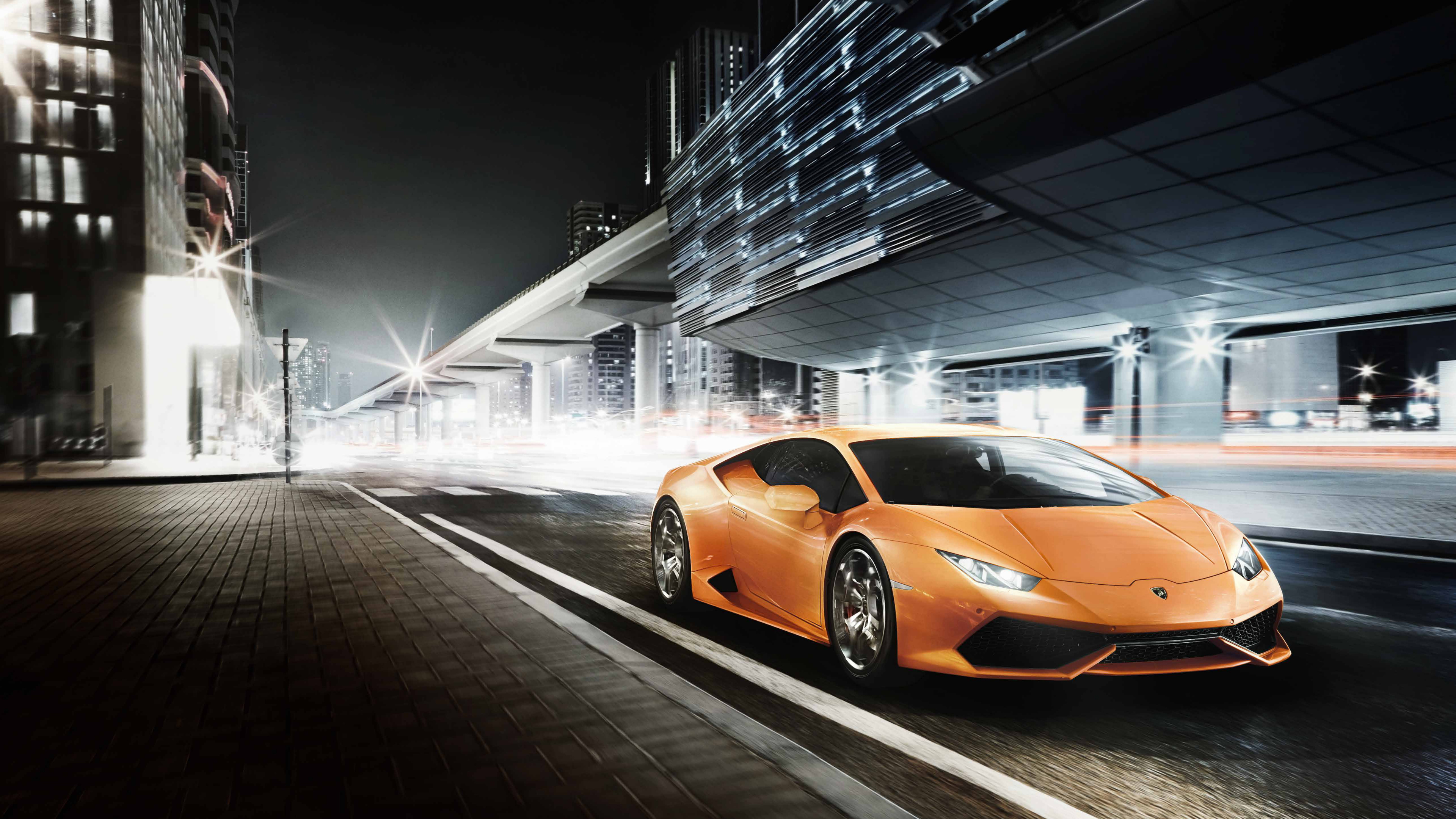 orange lamborghini huracan 4k 1546361648