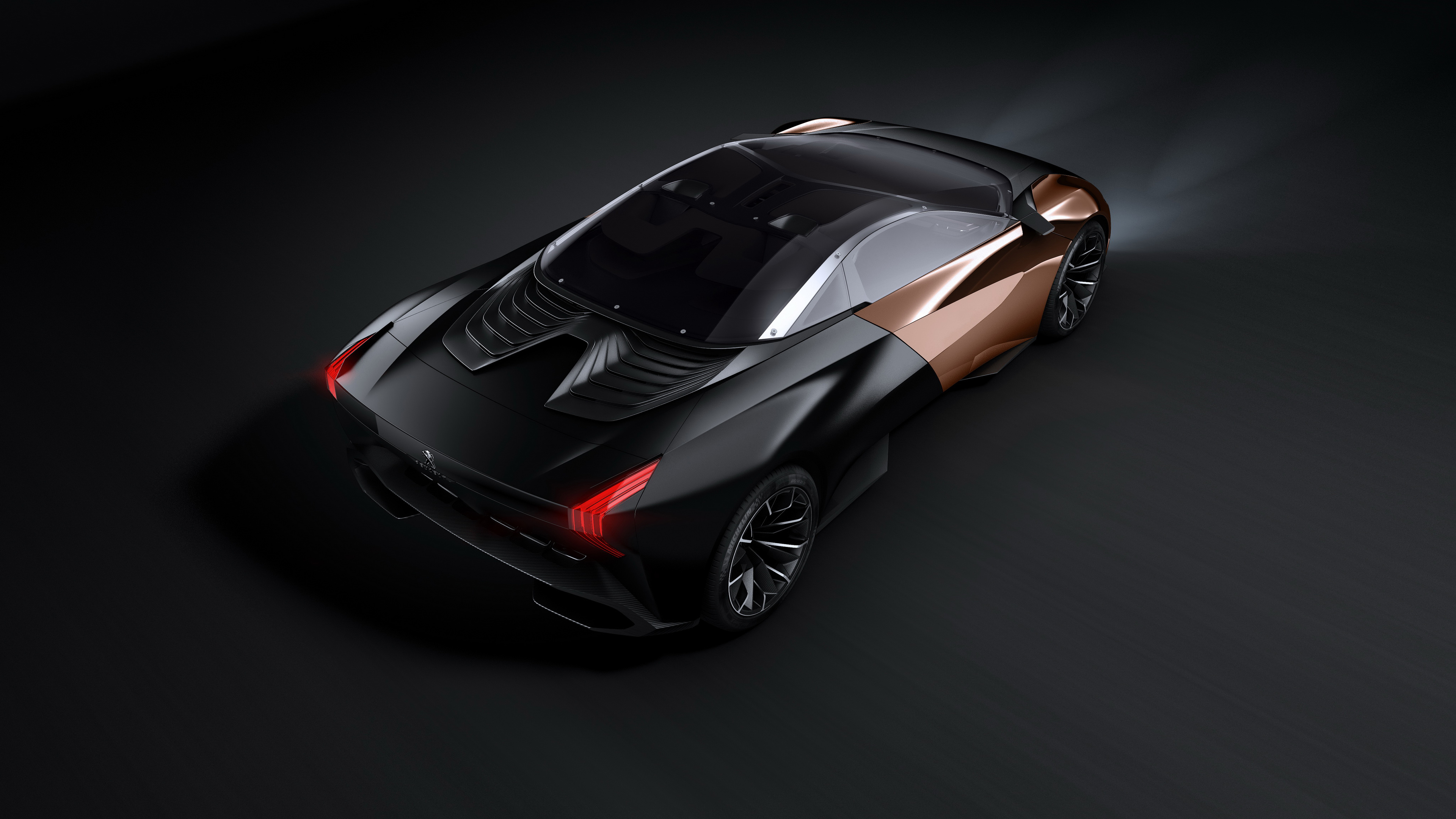 peugeot onyx concept rear view 4k 1546361778