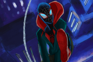 spiderman miles morales art 4k new 1547319502