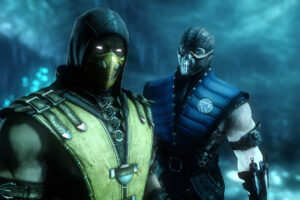 sub zero and scorpion mortal kombat 4k 1548526907