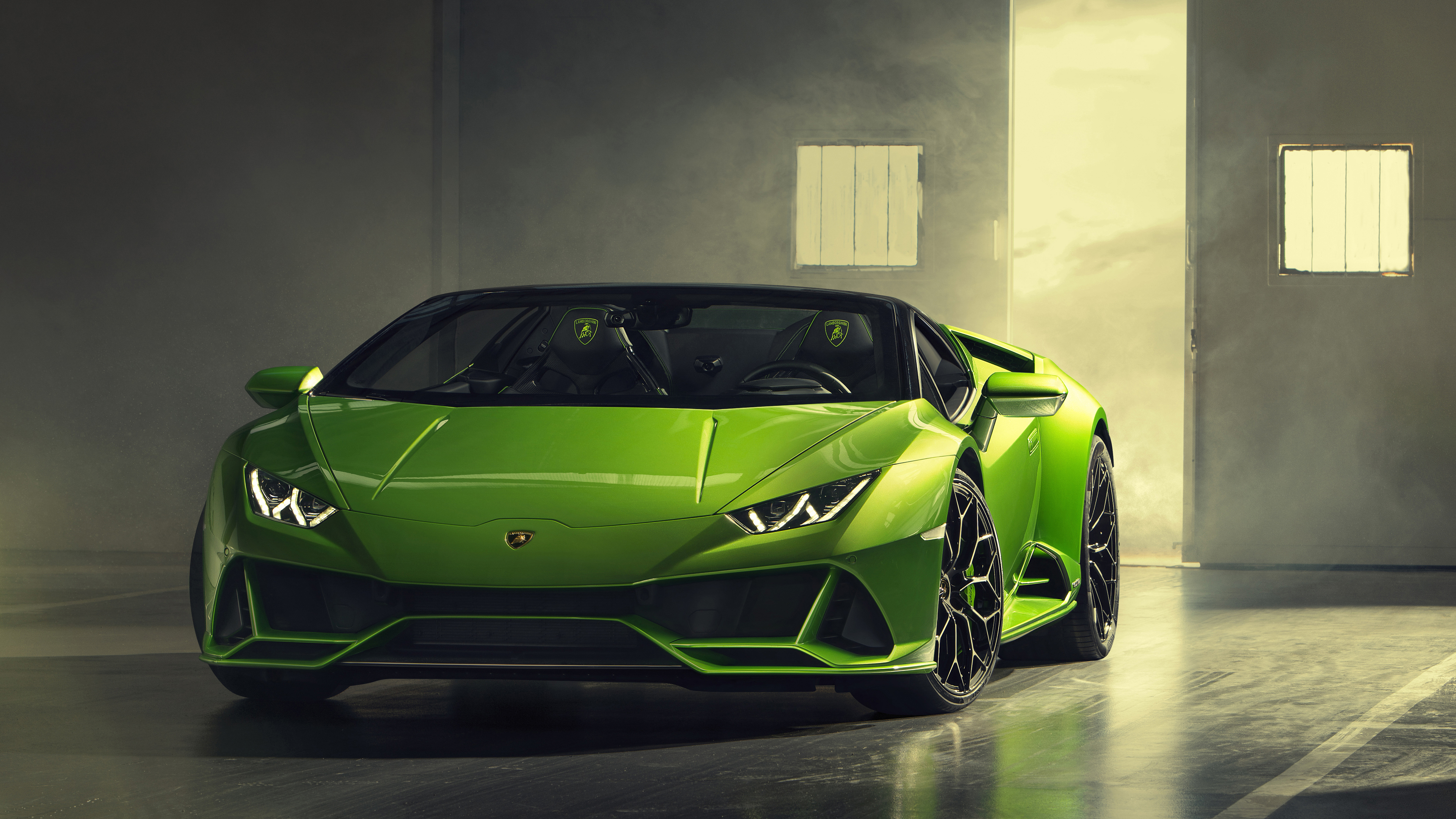 2019 lamborghini huracan evo spyder front 4k 1553075490