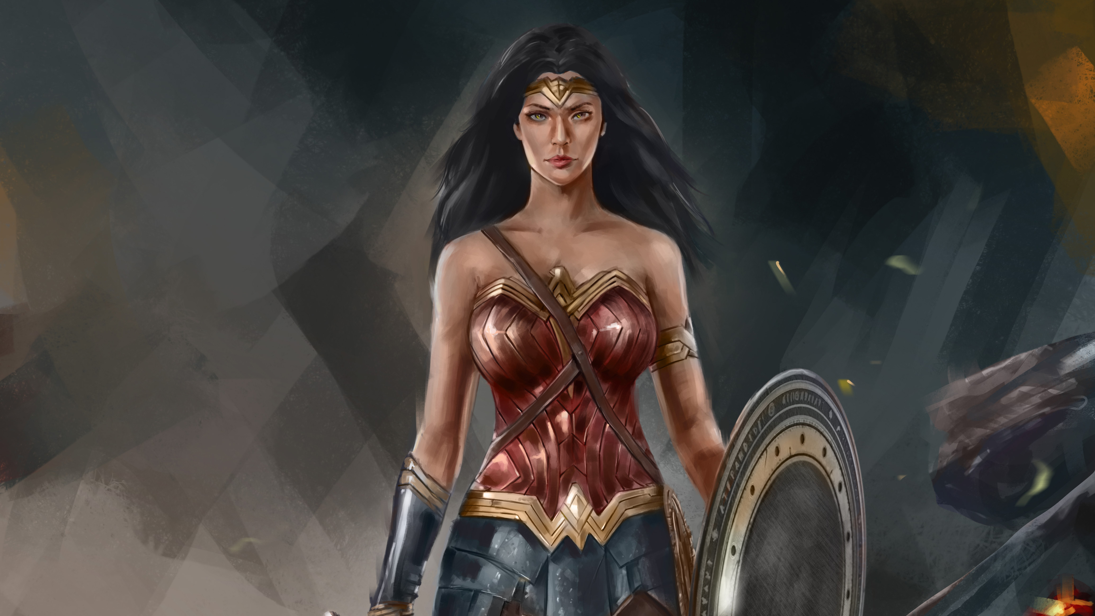 4k wonder woman artworks 1553071722