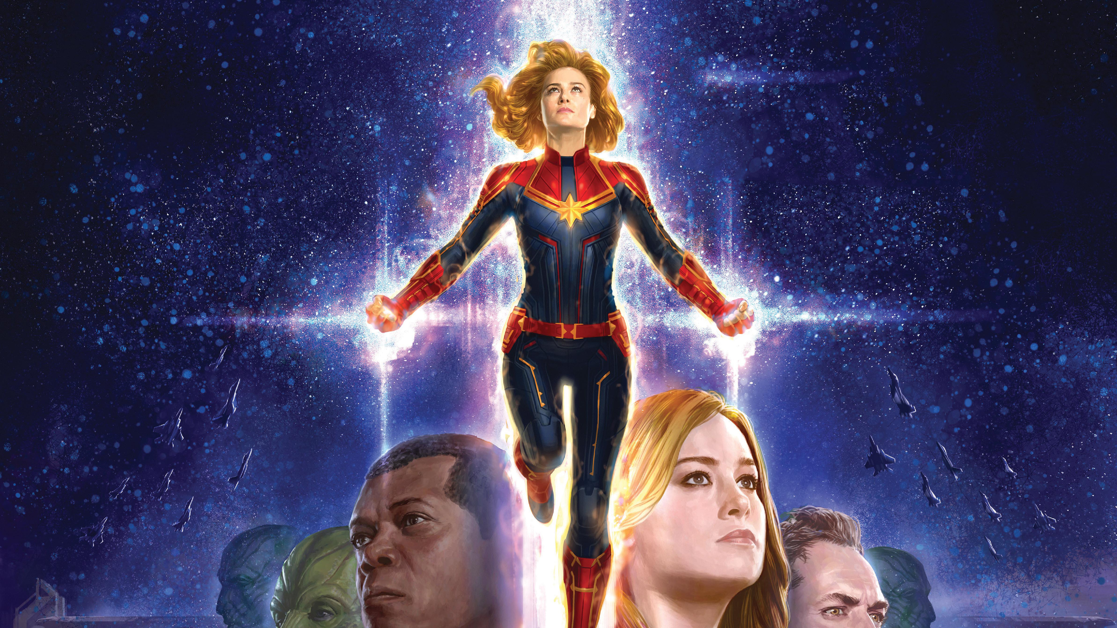 captain marvel 4k art 1553071921