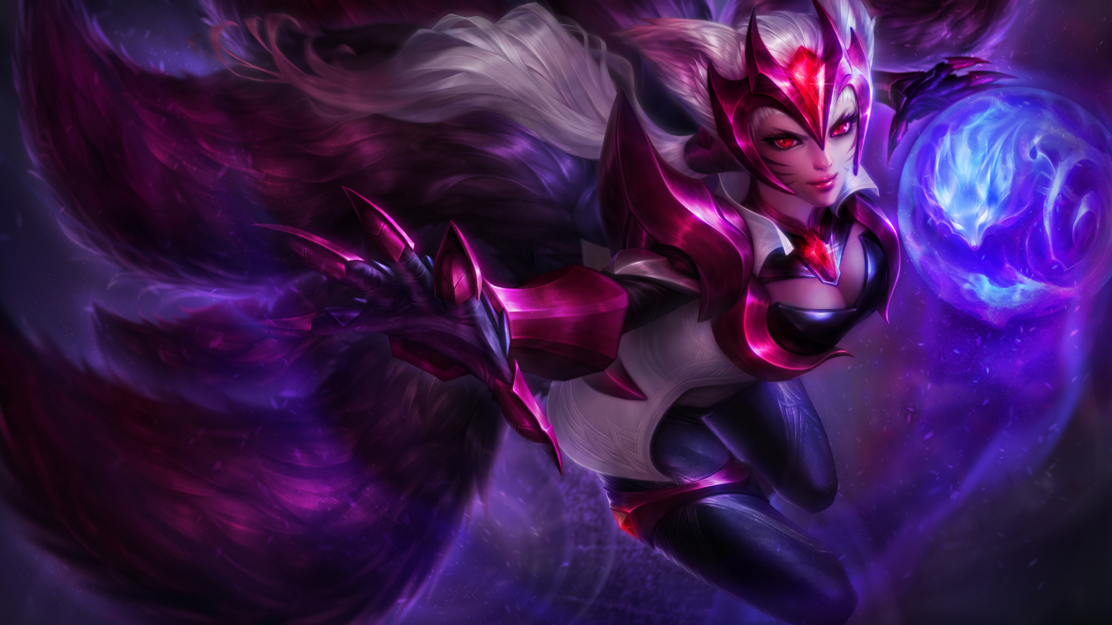 challenger ahri league of legeneds 4k 1553074685