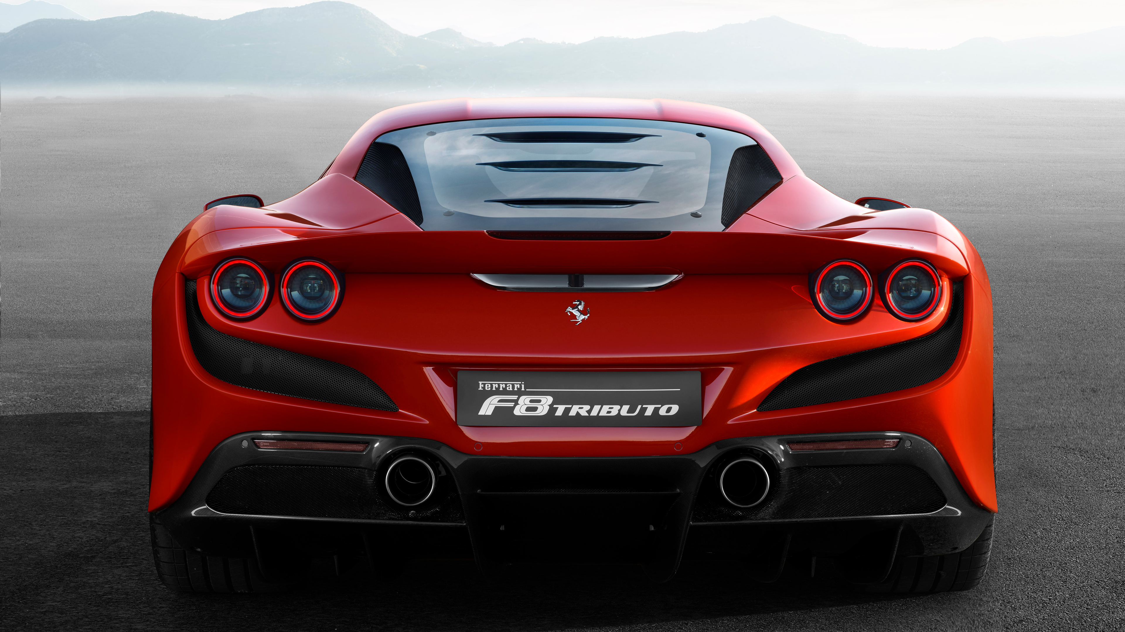 ferrari f8 tributo 2019 rear 4k 1553076103