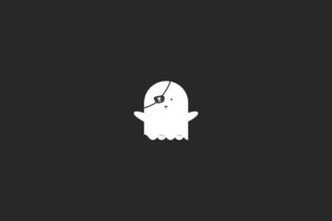 funny pirate ghost minimalist 4k 1551642716