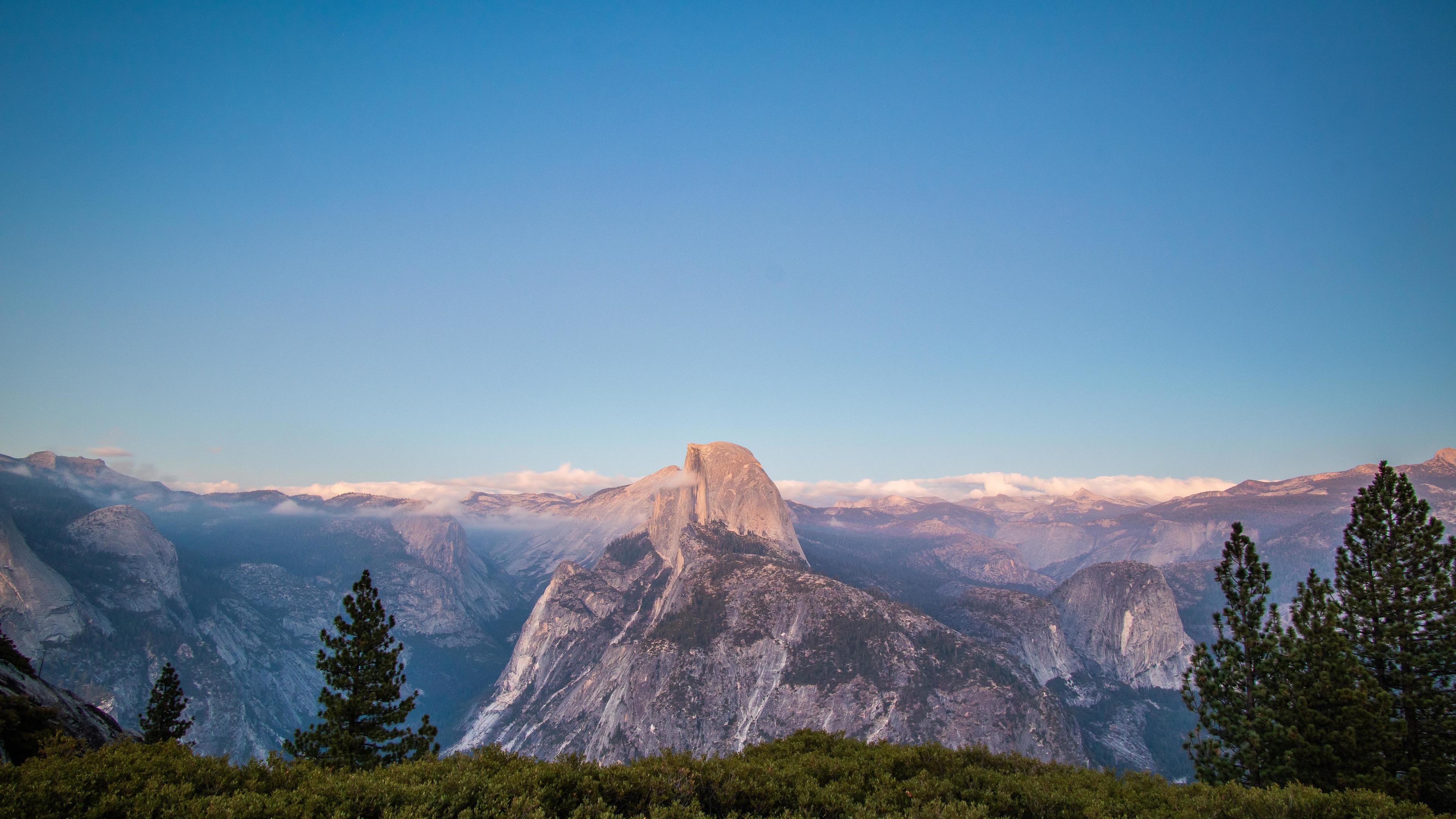 glacier point yosemite 4k 1551643045