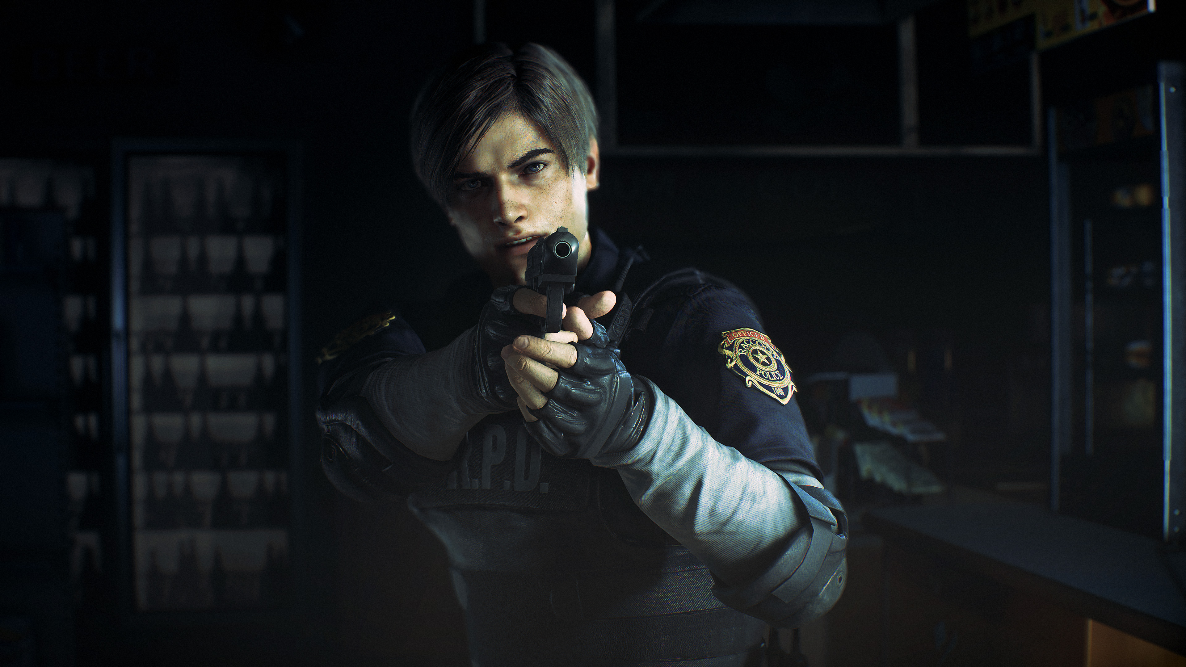 leon kennedy in resident evil 2 2019 4k 1551641259