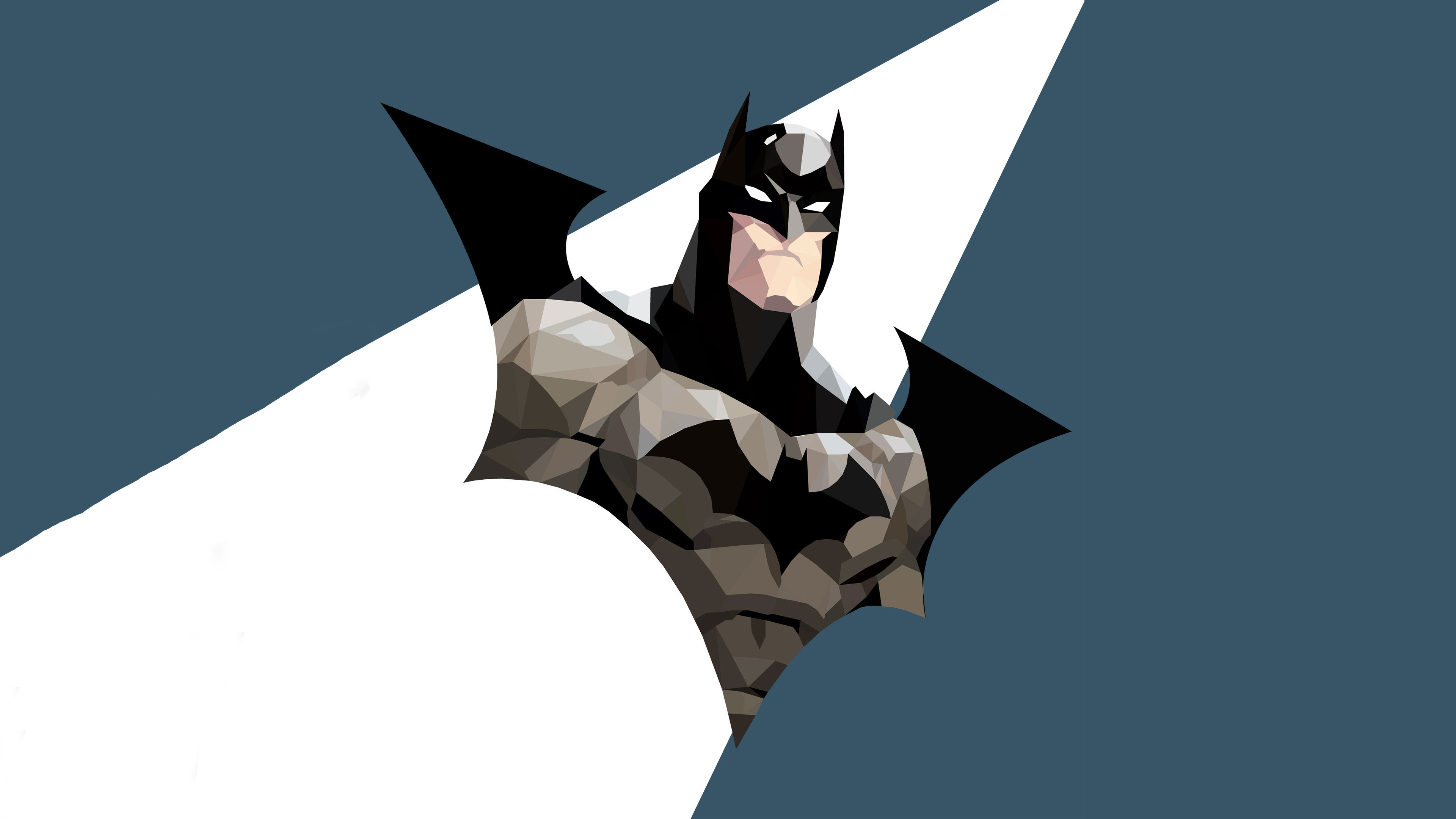 low poly art batman 4k 1553071269