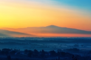 mountain silhouettes during sunset 1551644207