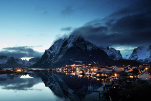 norway lofoten mountains evening coast 4k 1551644862