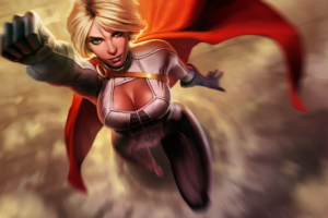 power girl art 4k 1553071373