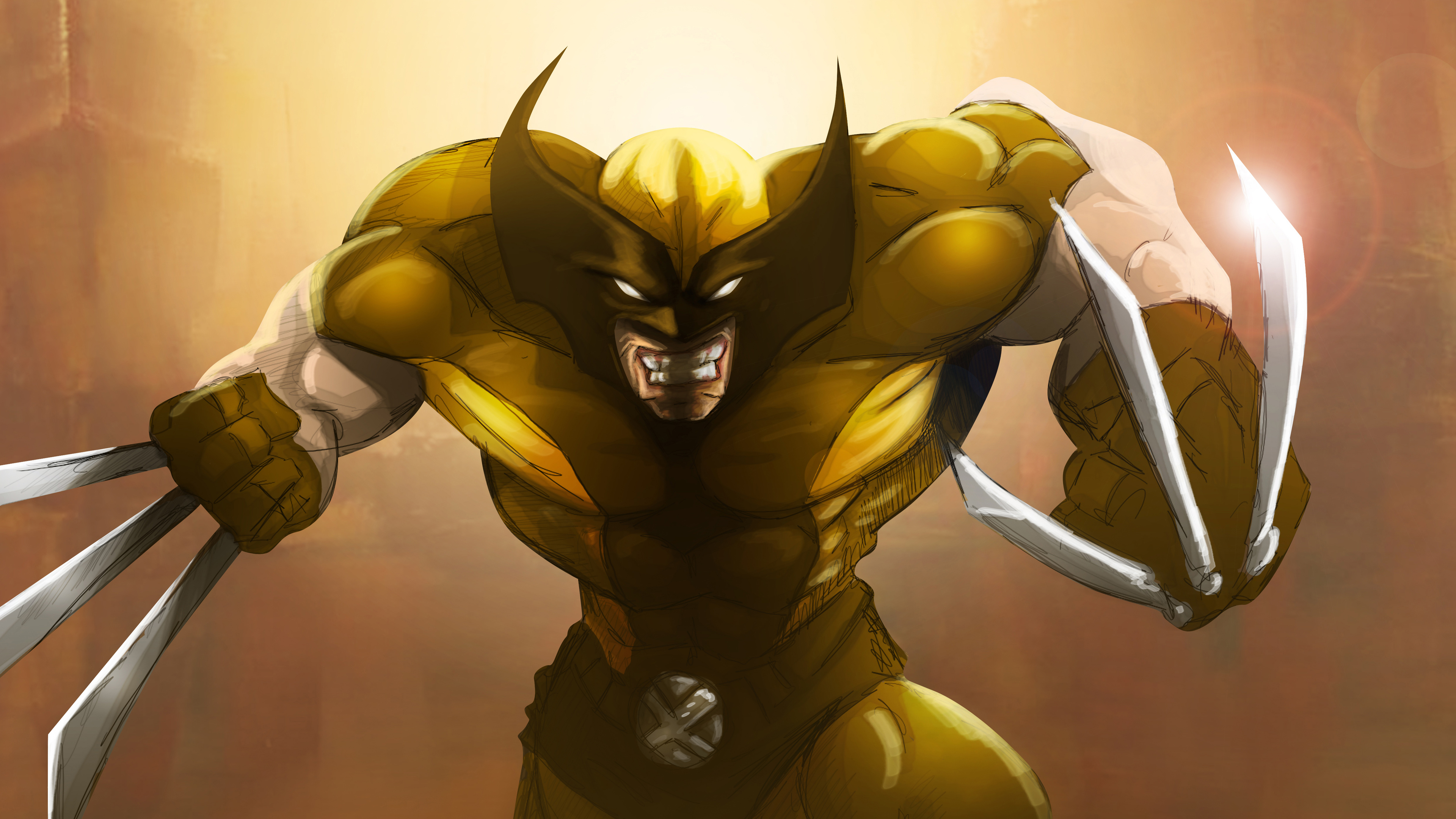 wolverine art 4k 1553071387