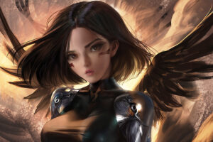 alita battle angel fantasy fan art 4k 1555208772