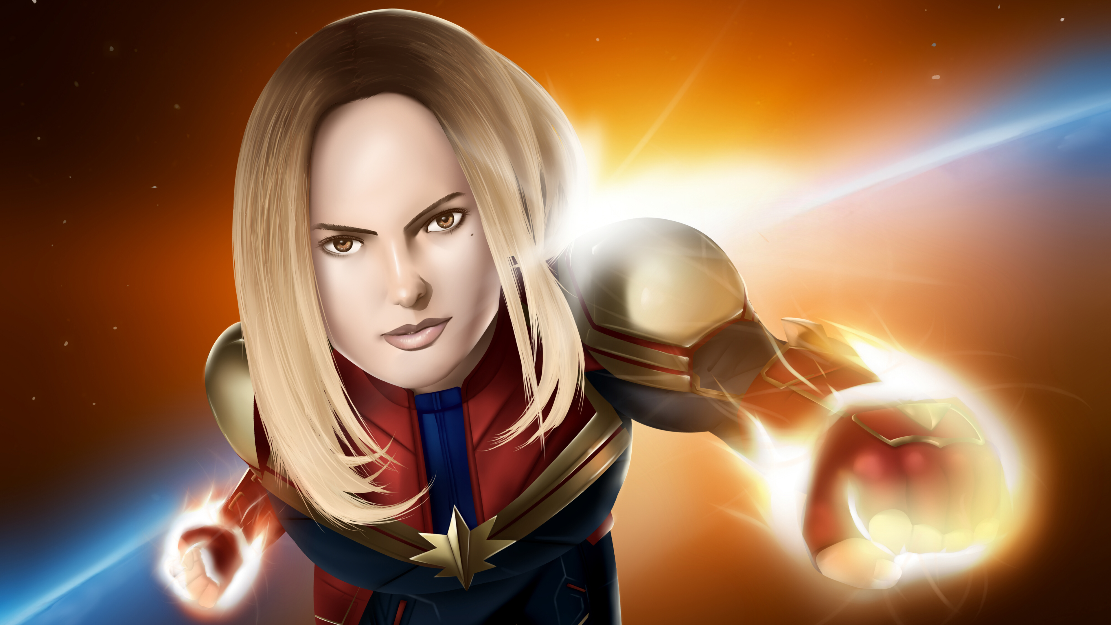 captain marvel art 4k 1556184867